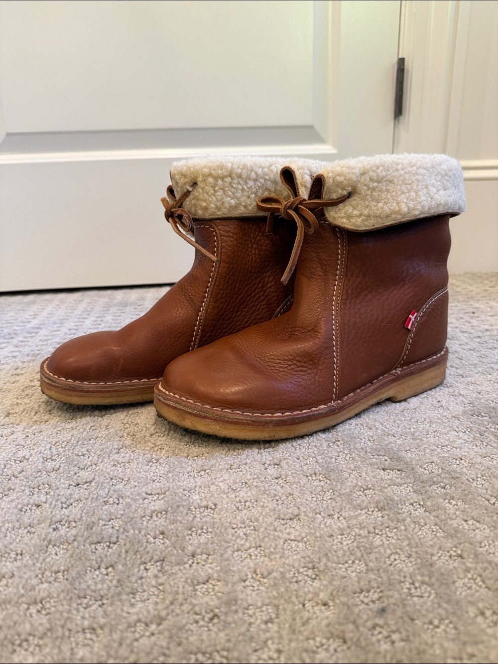 Duckfeet Arhus Wool-lined Boot in Nut Size 41 includes care kit - Picture 3 of 8